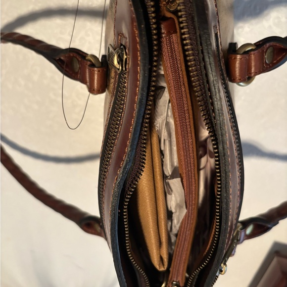 NWT Patrica Nash European Map Print Calvi Handbag - Picture 3 of 6